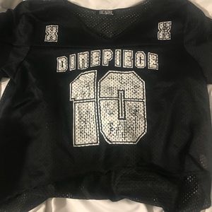 Dime Piece LA mesh crop top